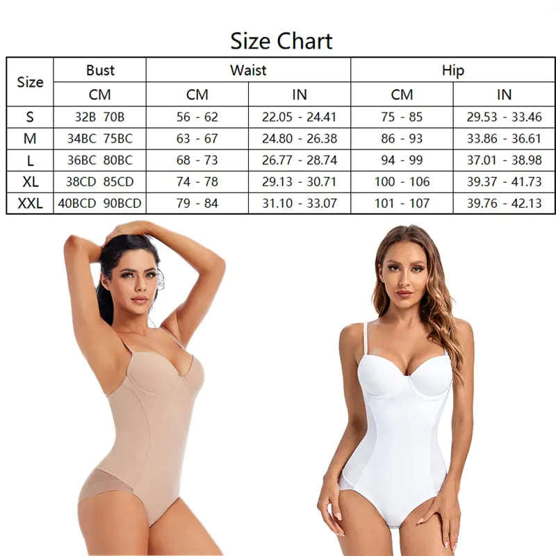 Women Bodysuit Shapewear Camisole Shapewear Scrubs Undergarment