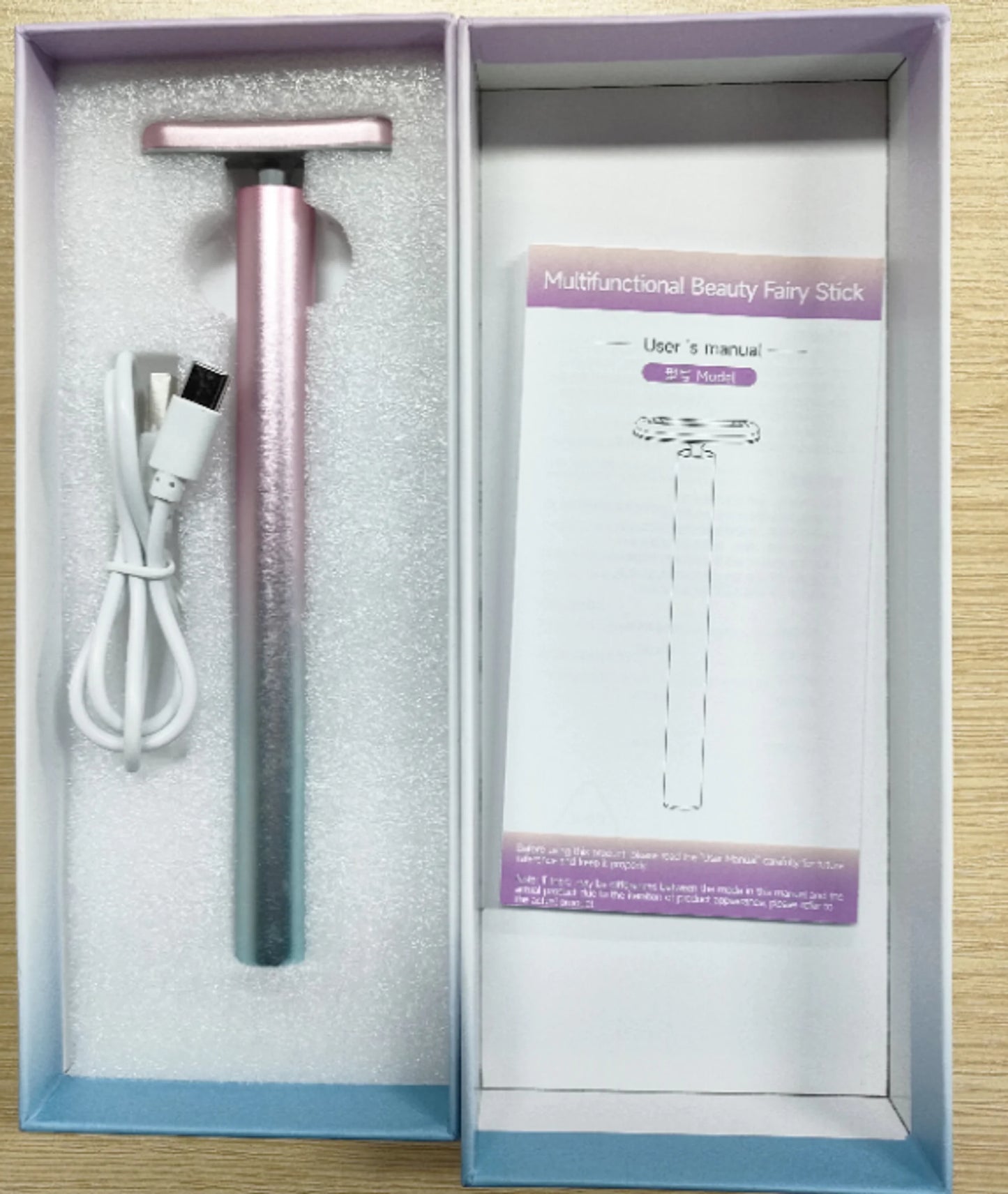 Face Massage Red Light Therapy Wand Red Light Therapy Stick for Eye Face Neck Skin Tightening