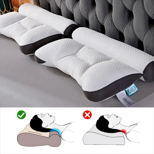 Firm Neck Support Ergonomic Orthopedic Pillow Neck Pain Relief Pillow Cervical Support Pillow