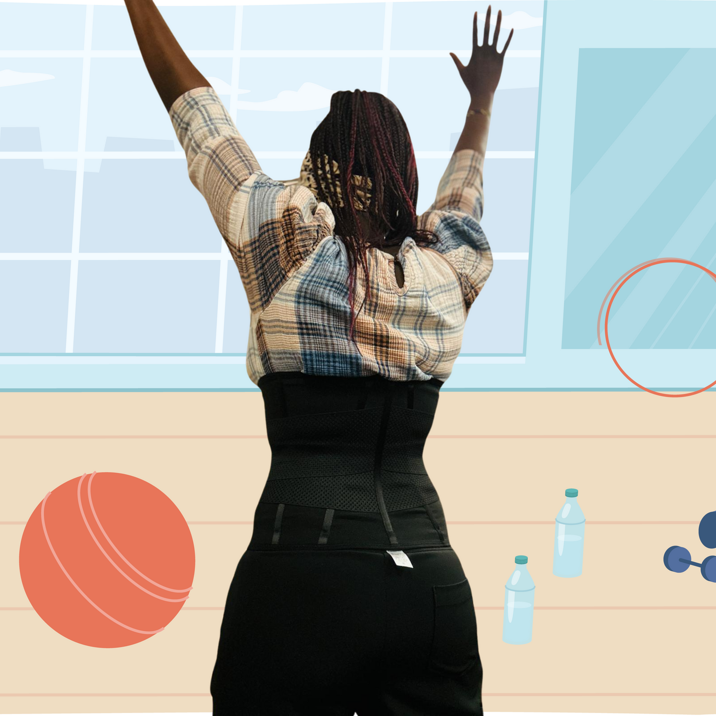 Women's Waist Band Trainer Cincher Corset Chest and Abdomen Support Colombian Girdle Slim Tummy Binder