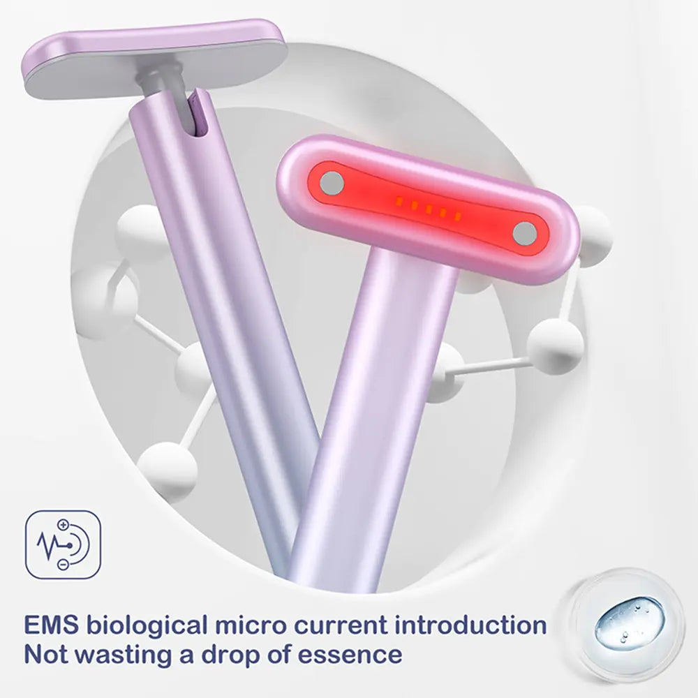 Face Massage Red Light Therapy Wand Red Light Therapy Stick for Eye Face Neck Skin Tightening