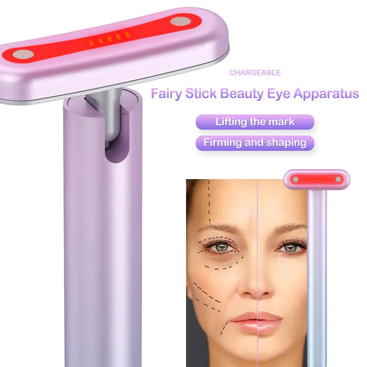 Face Massage Red Light Therapy Wand Red Light Therapy Stick for Eye Face Neck Skin Tightening