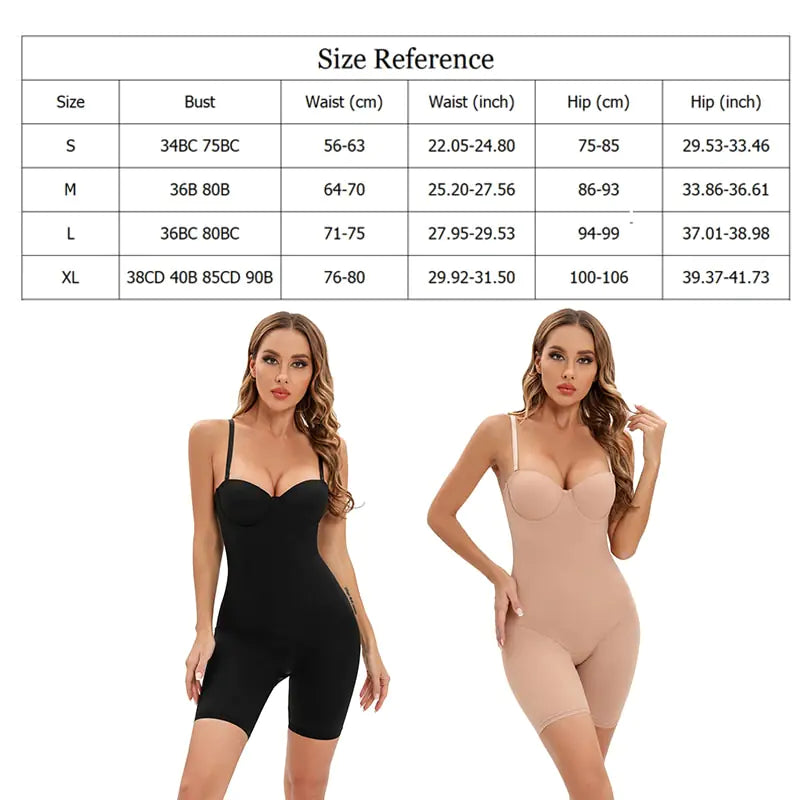 Women Bodysuit Shapewear Camisole Shapewear Scrubs Undergarment