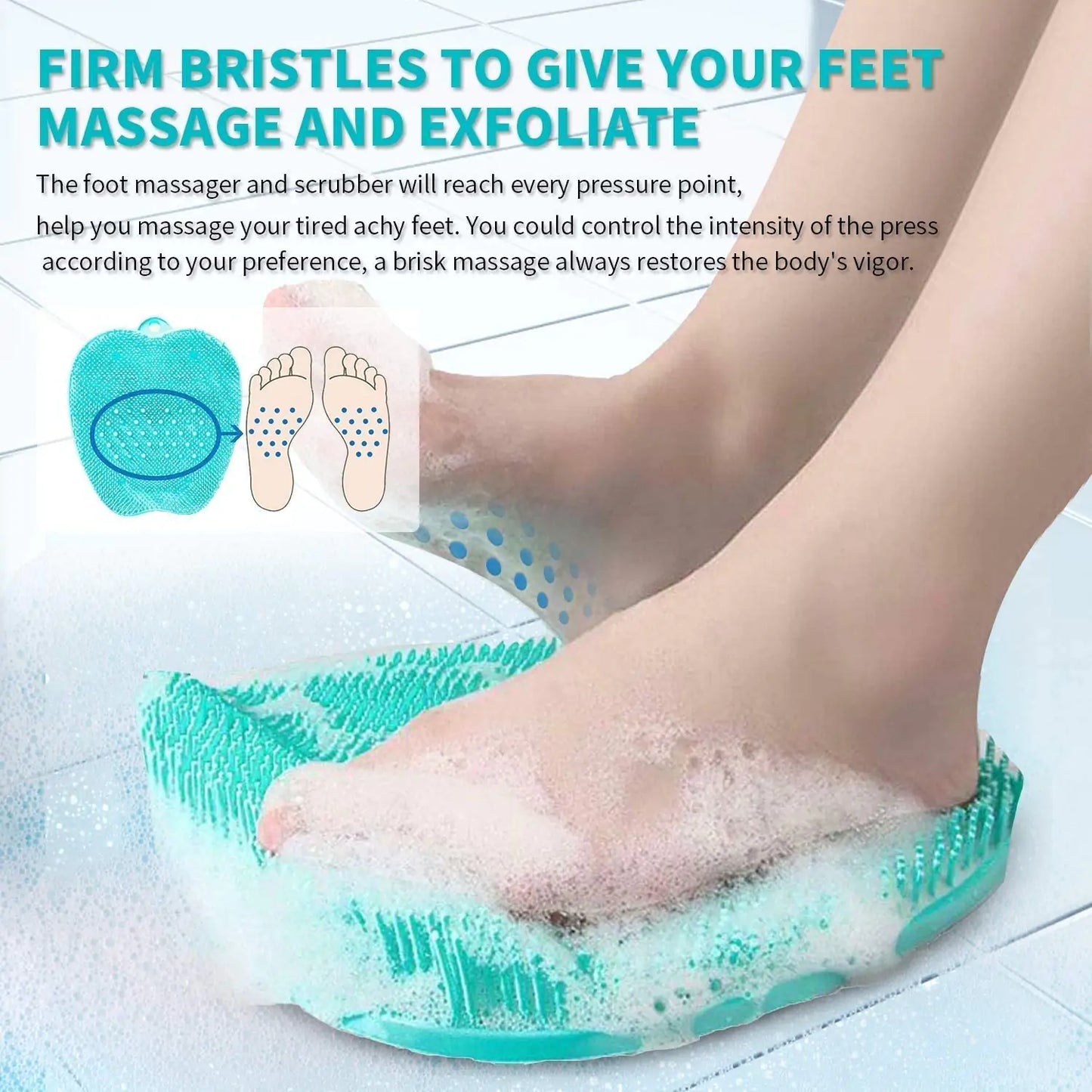 Shower Foot Scrubber and Massager